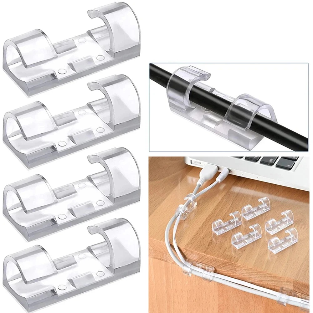 Tippet Line - 20/40 Stück Kabelorganisator-Clips Kabelmanagement Drahtmanager Kabelhalter