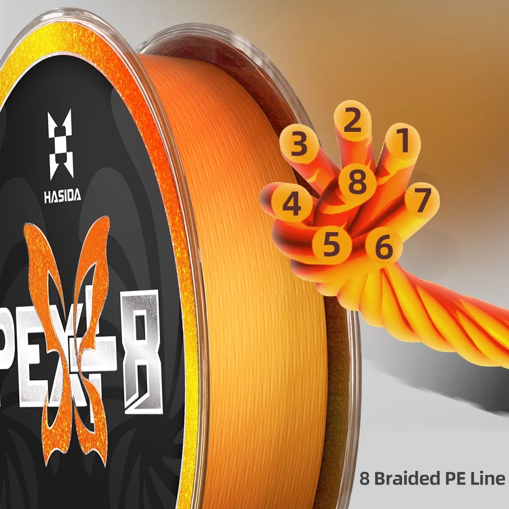 HASIDA Butterfly 100m 8-fach g – Copolymer Line Bewertung und Preis