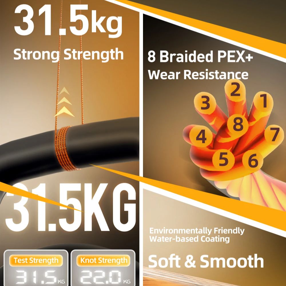 HASIDA Butterfly 100m 8-fach g – Copolymer Line Bewertung und Preis